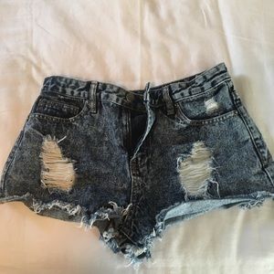 Dark wash forever 21 jean shorts